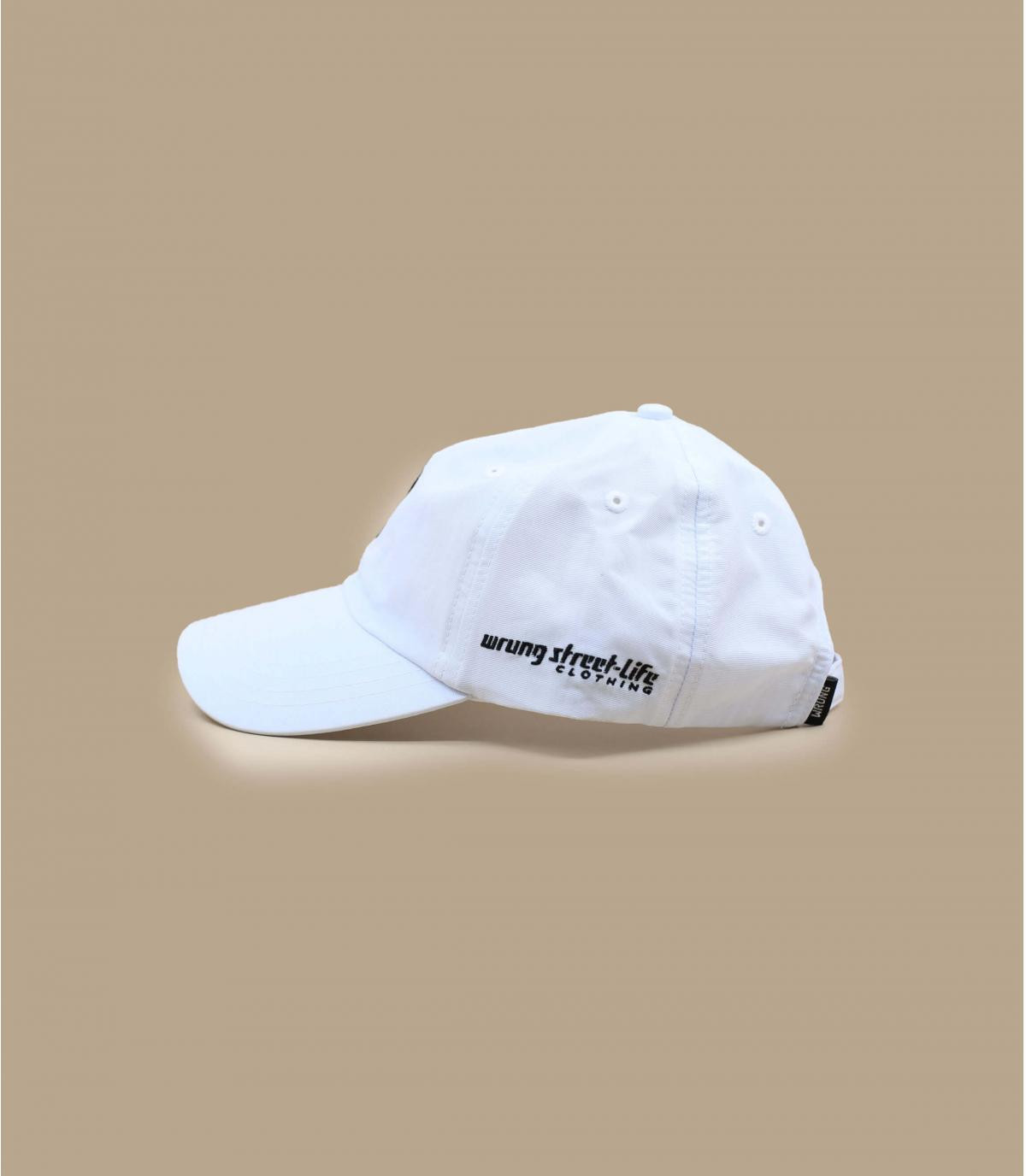 gorra Wrung blanco logo 90